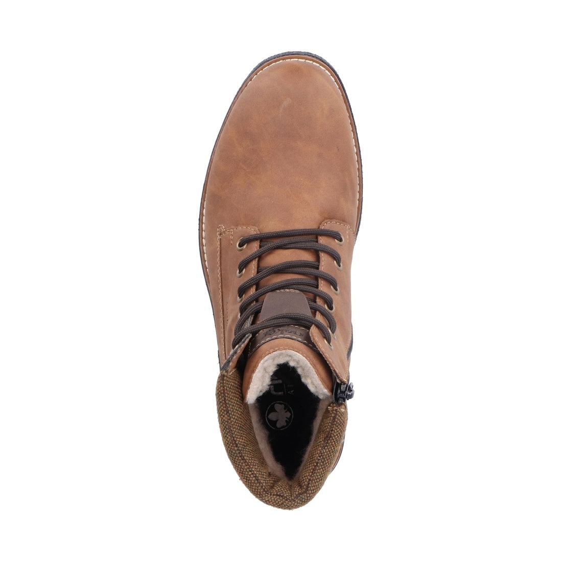 brown casual closed men's boots