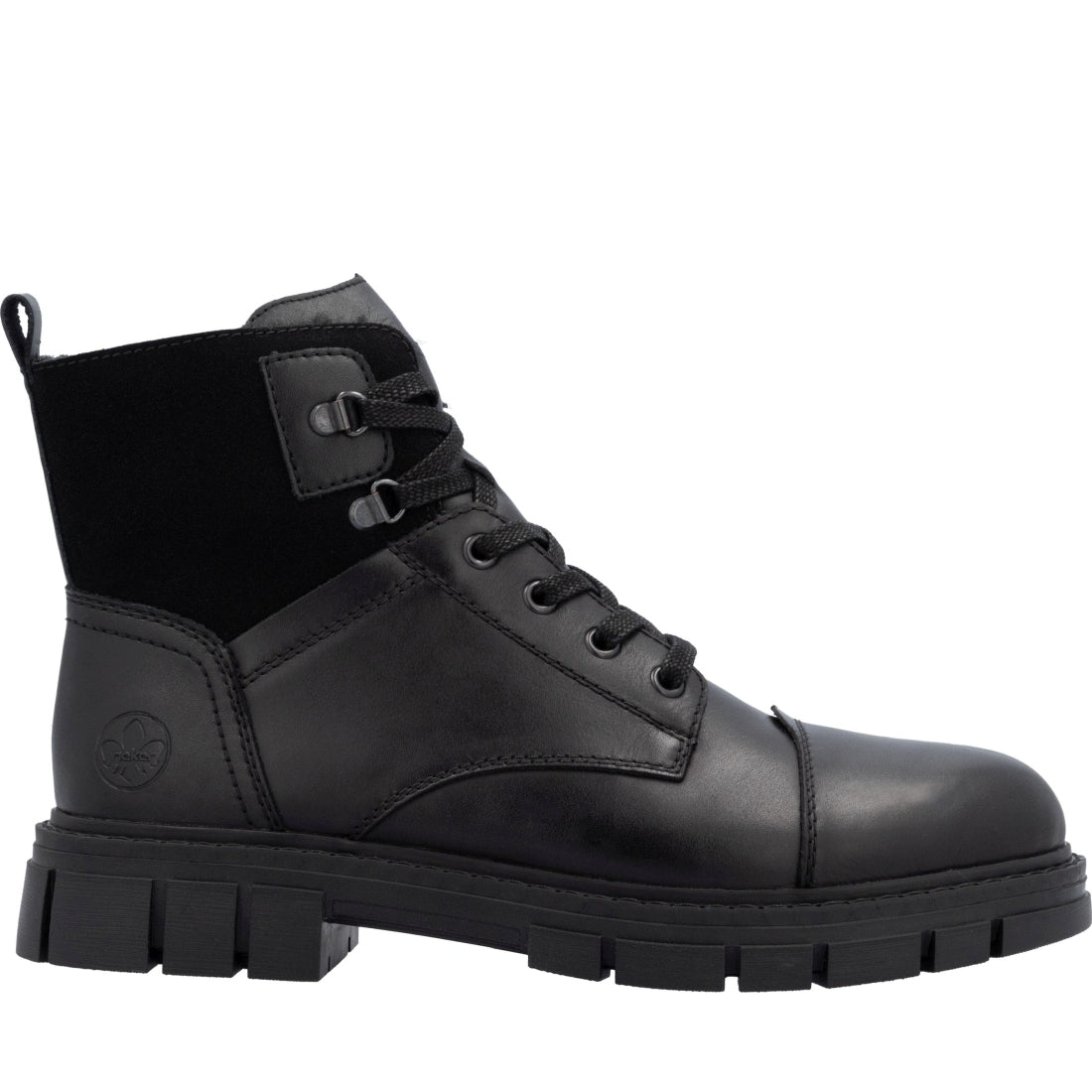 black casual closed men's boots