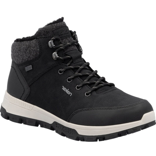 black casual closed men's boots