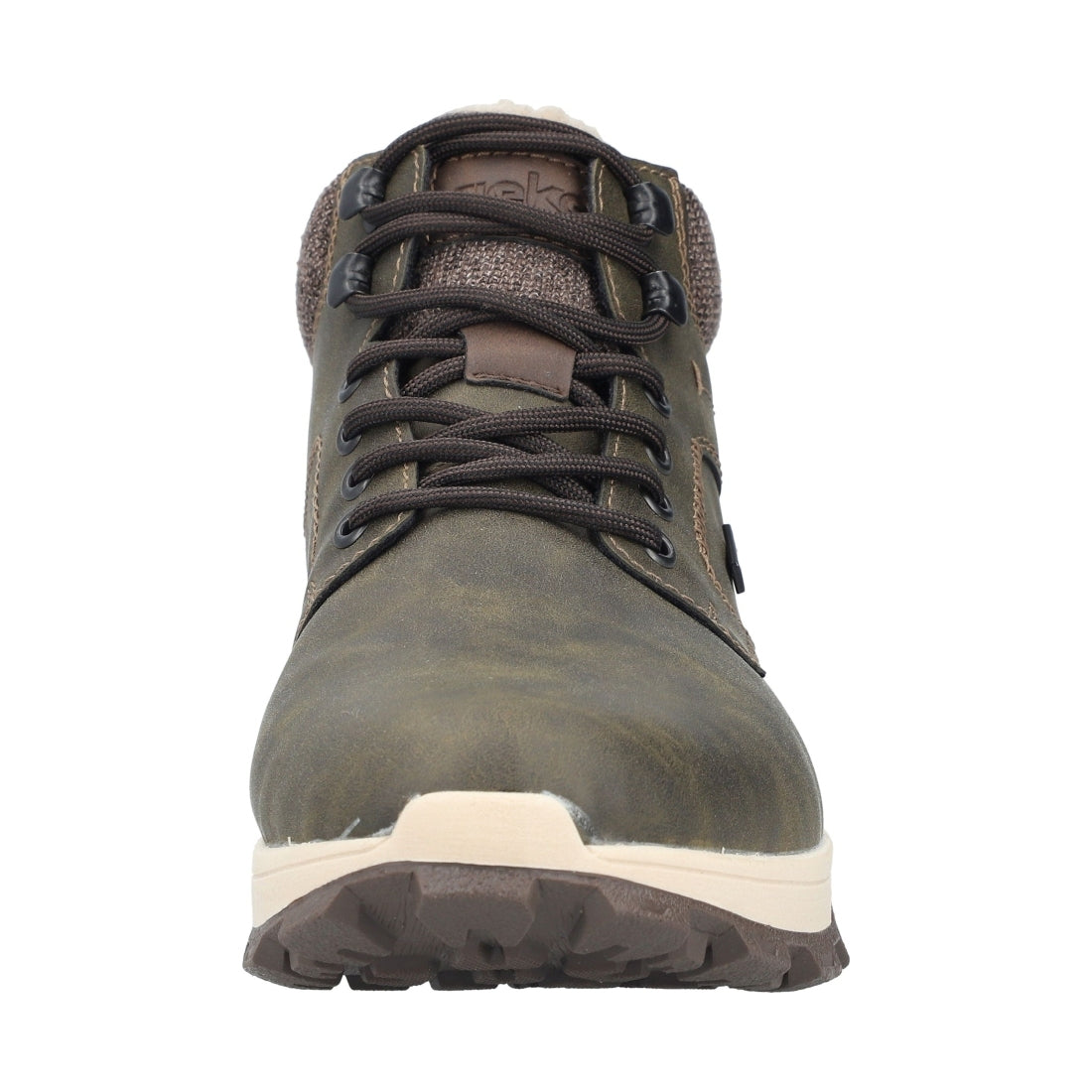 green casual closed men's boots