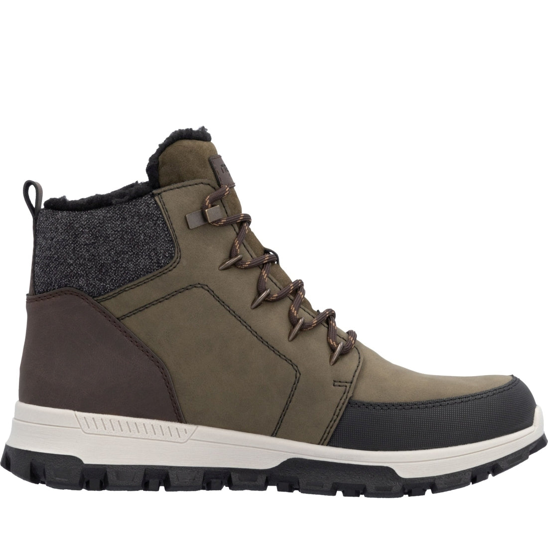 green combination casual closed men's boots