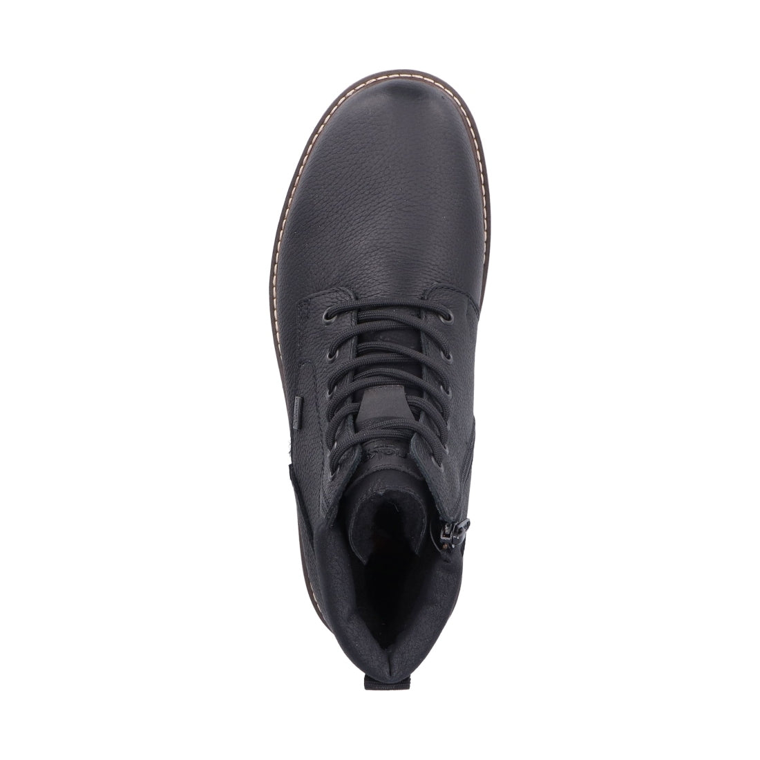 black casual closed men's boots