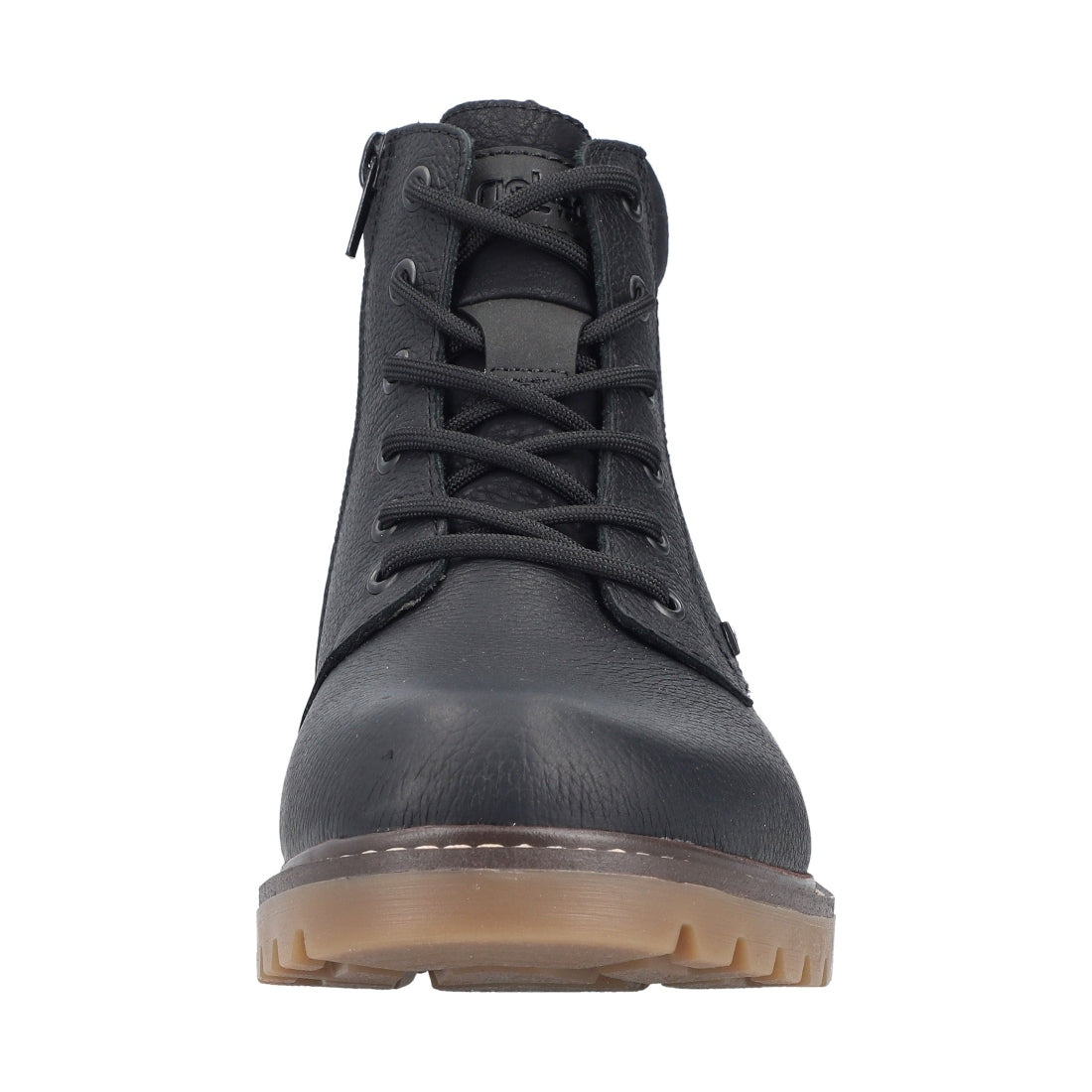 black casual closed men's boots