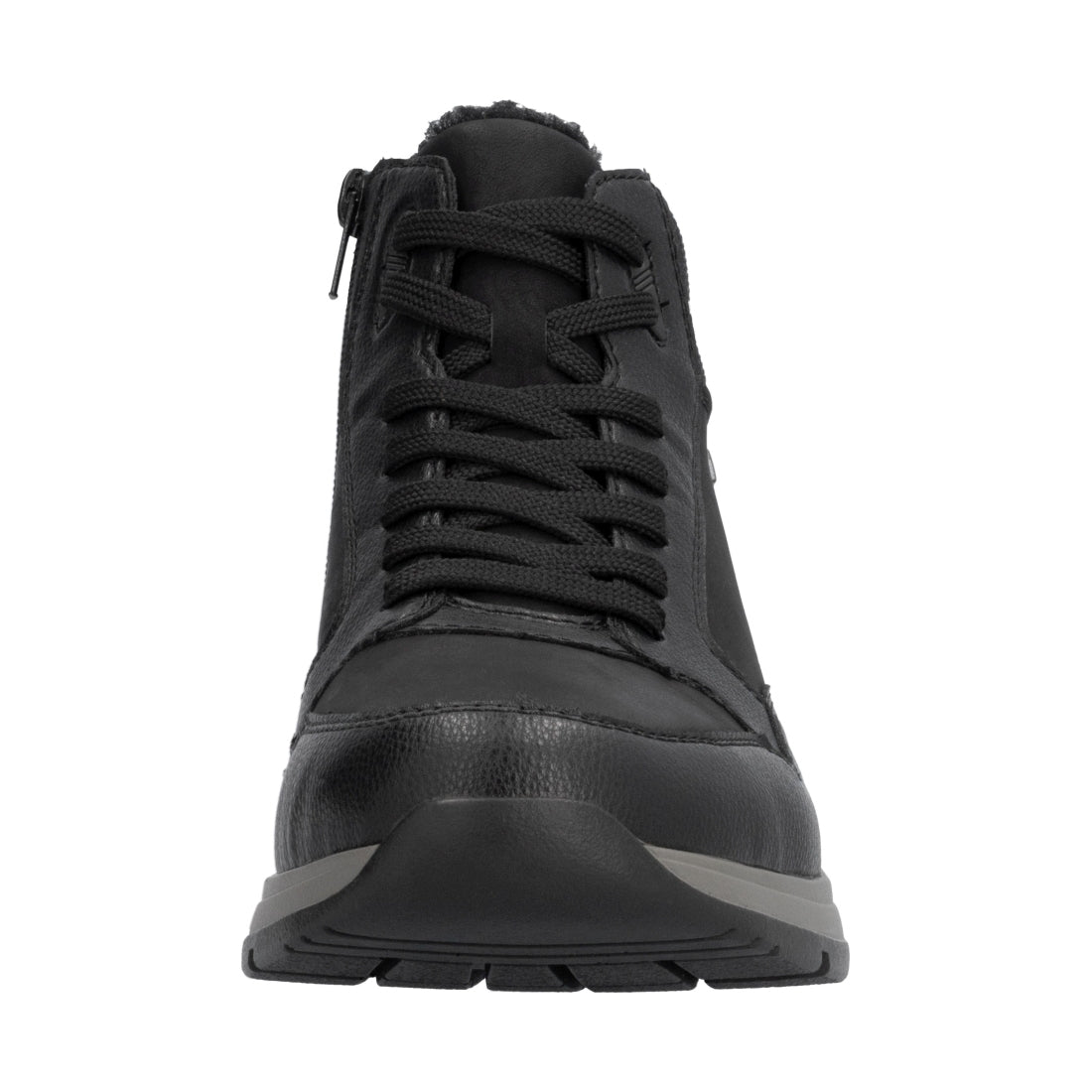 black casual closed men's boots