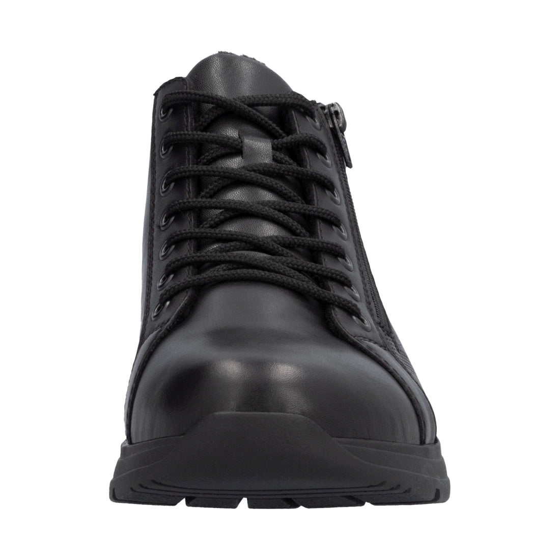 black casual closed men's boots