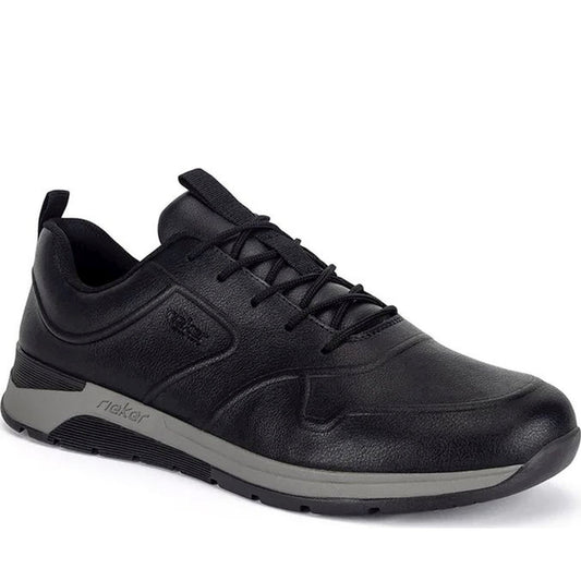 black casual closed men's shoes