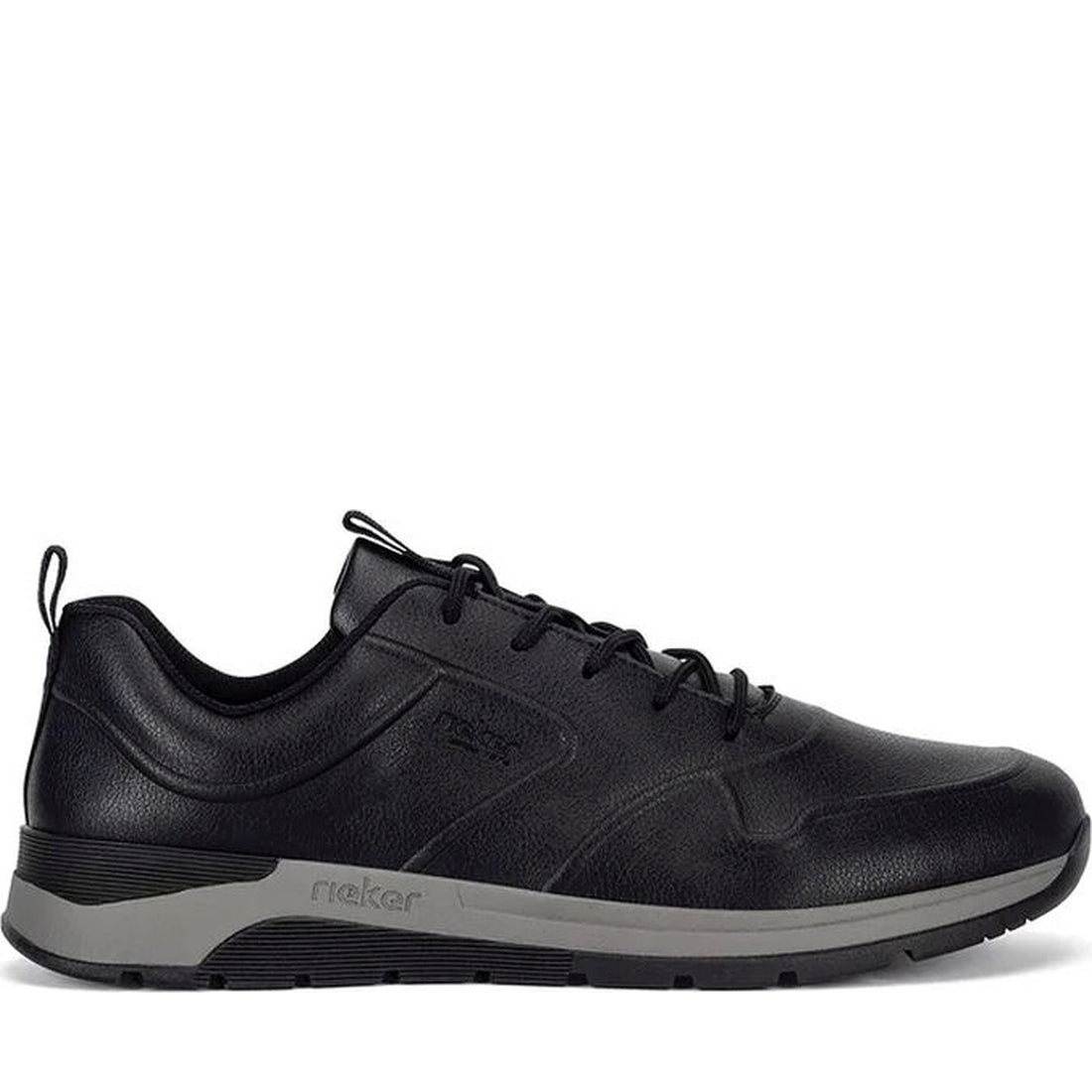 black casual closed men's shoes