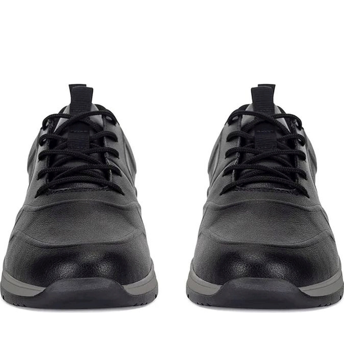 black casual closed men's shoes