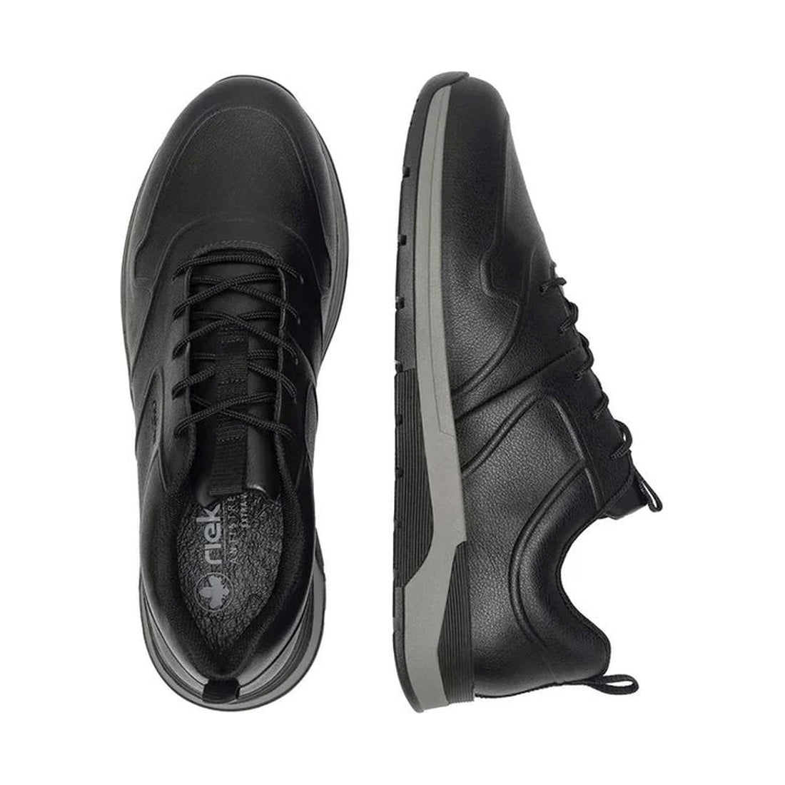 black casual closed men's shoes