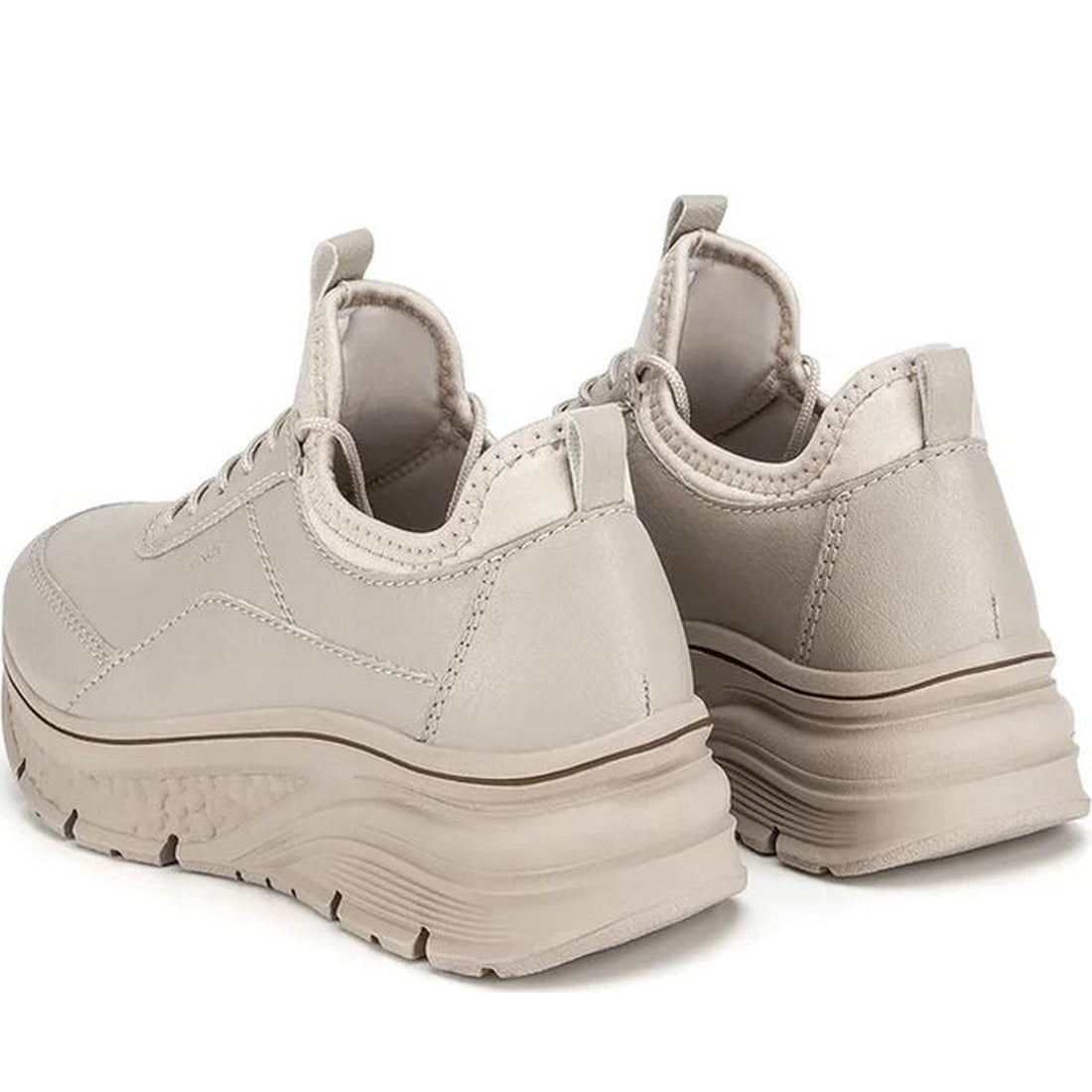 beige casual closed ladies shoes