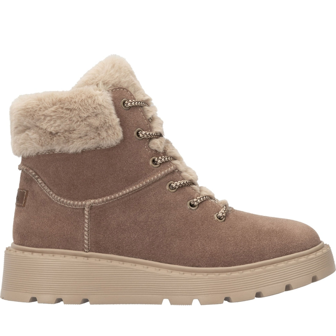 brown casual closed ladies mid height boots