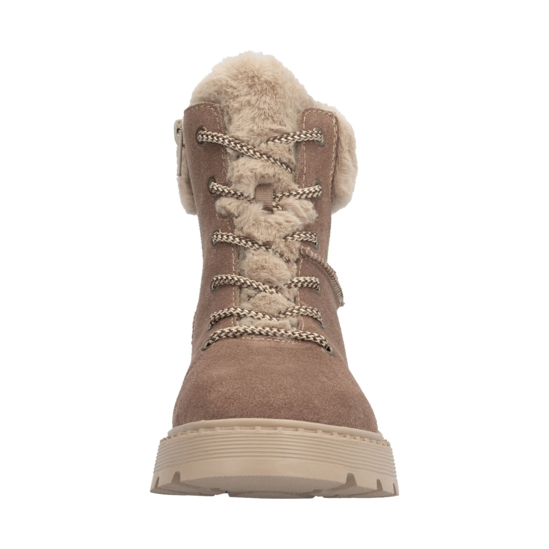 brown casual closed ladies mid height boots