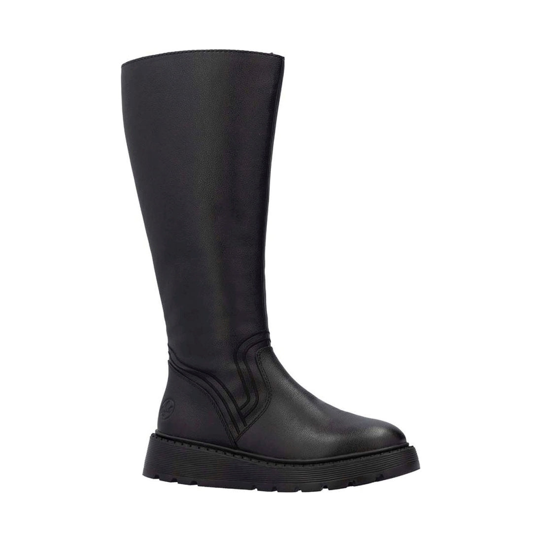 black casual closed ladies' boots