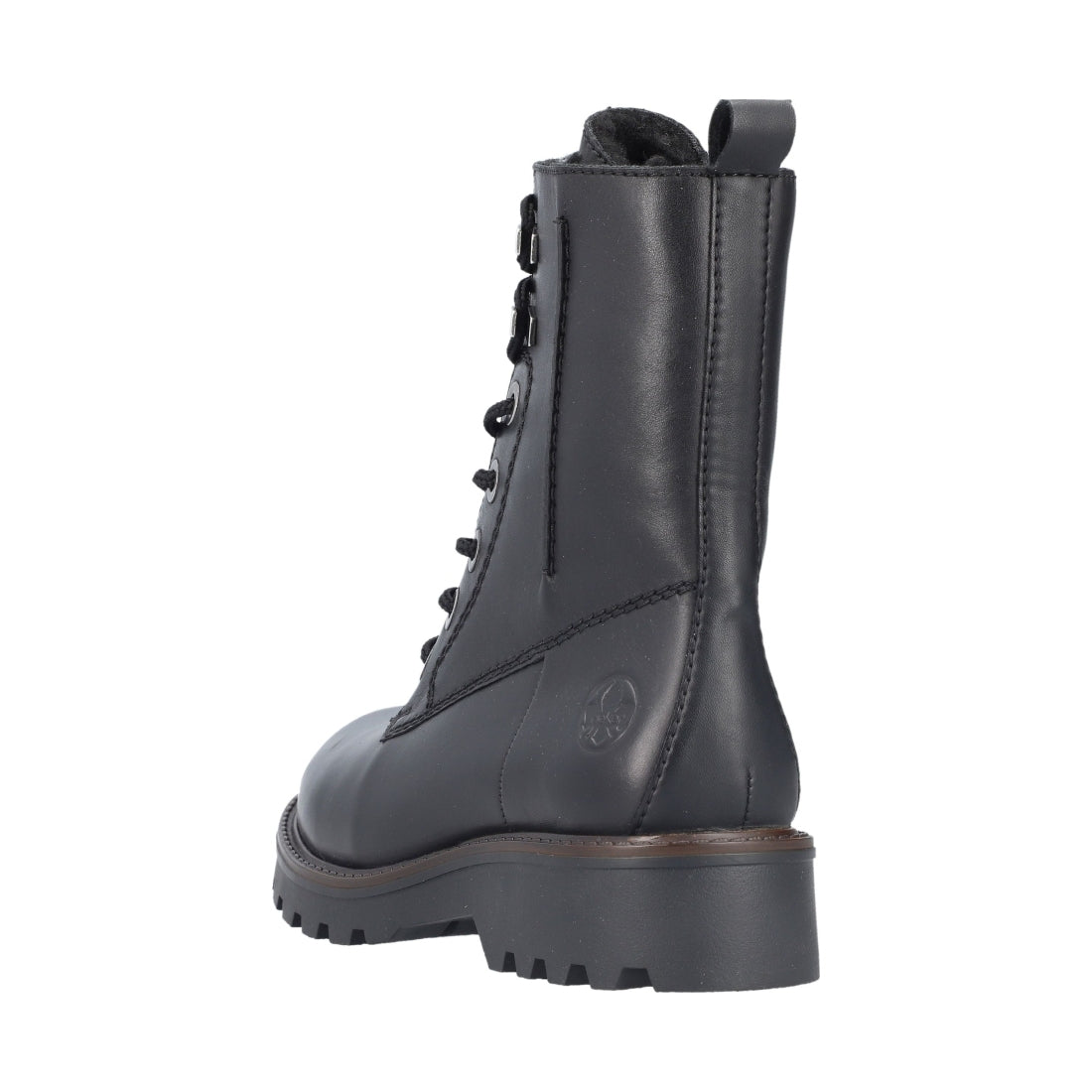 black casual closed ladies mid height boots