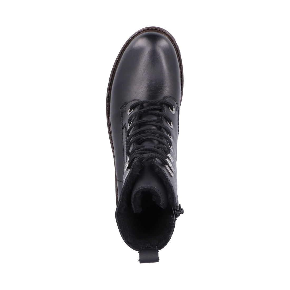 black casual closed ladies mid height boots