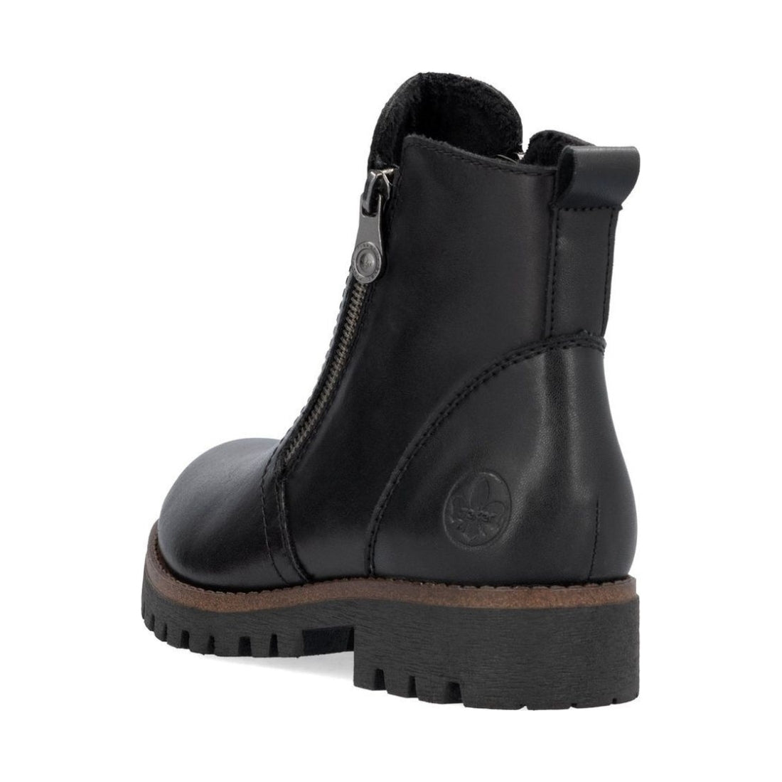 black casual closed ladies mid height boots