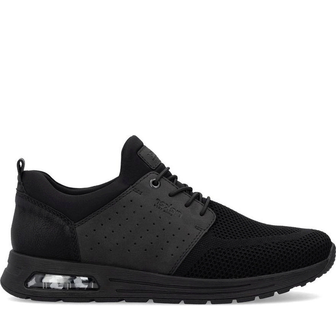 black casual closed men's shoes