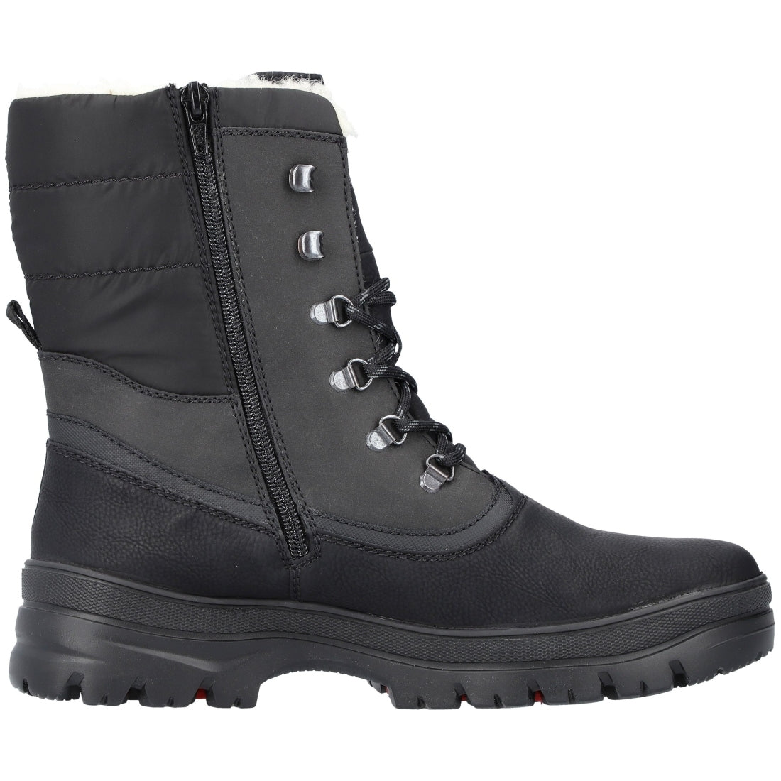 black casual closed men's boots