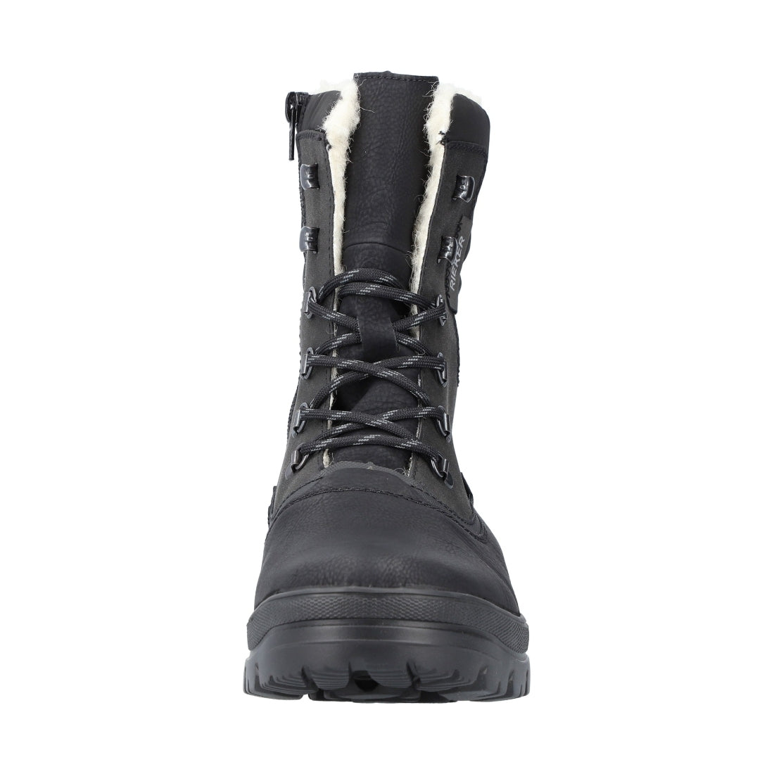 black casual closed men's boots