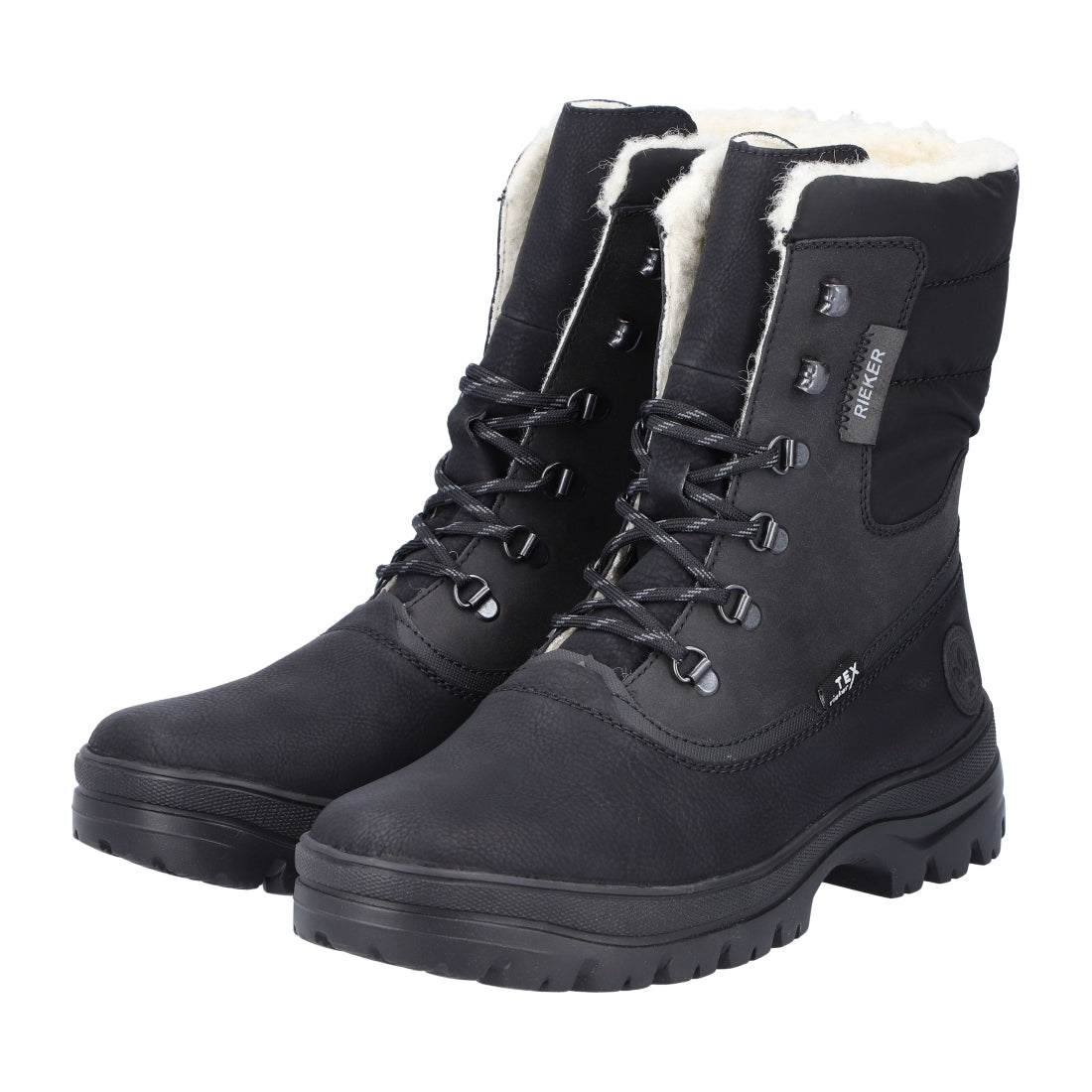 black casual closed men's boots