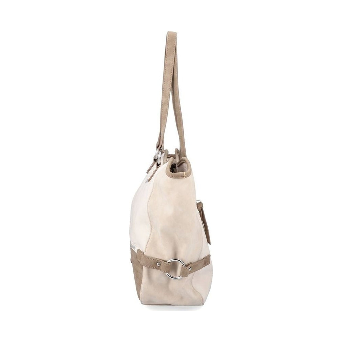 beige casual tote bag