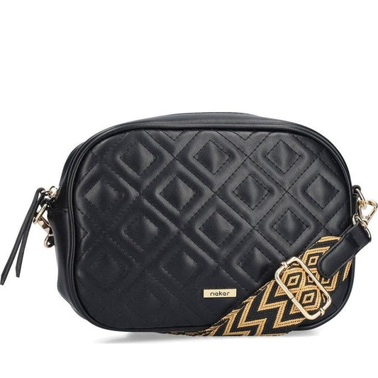 black casual crossbody