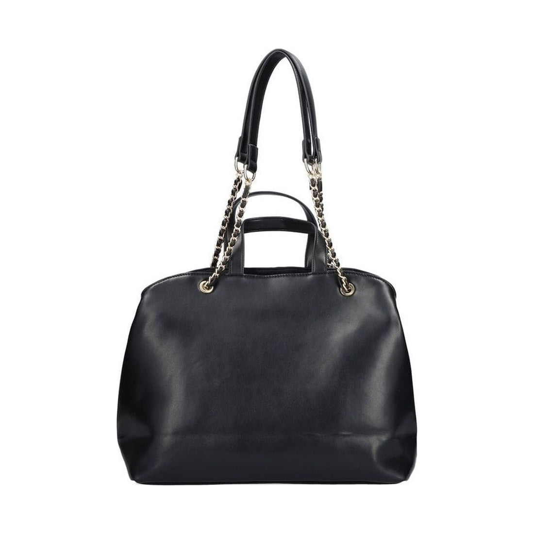 black casual tote bag