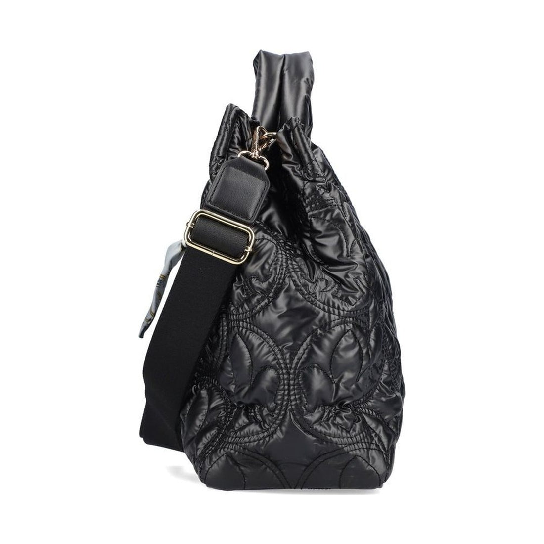 black casual tote bag