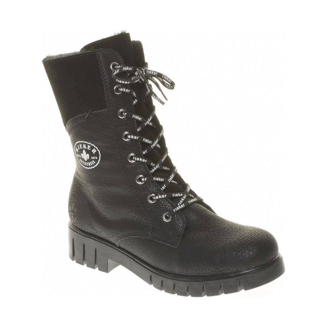 black casual closed ladies mid height boots