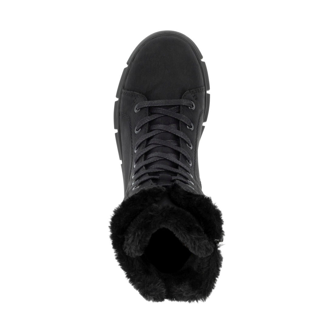 black casual closed ladies mid height boots