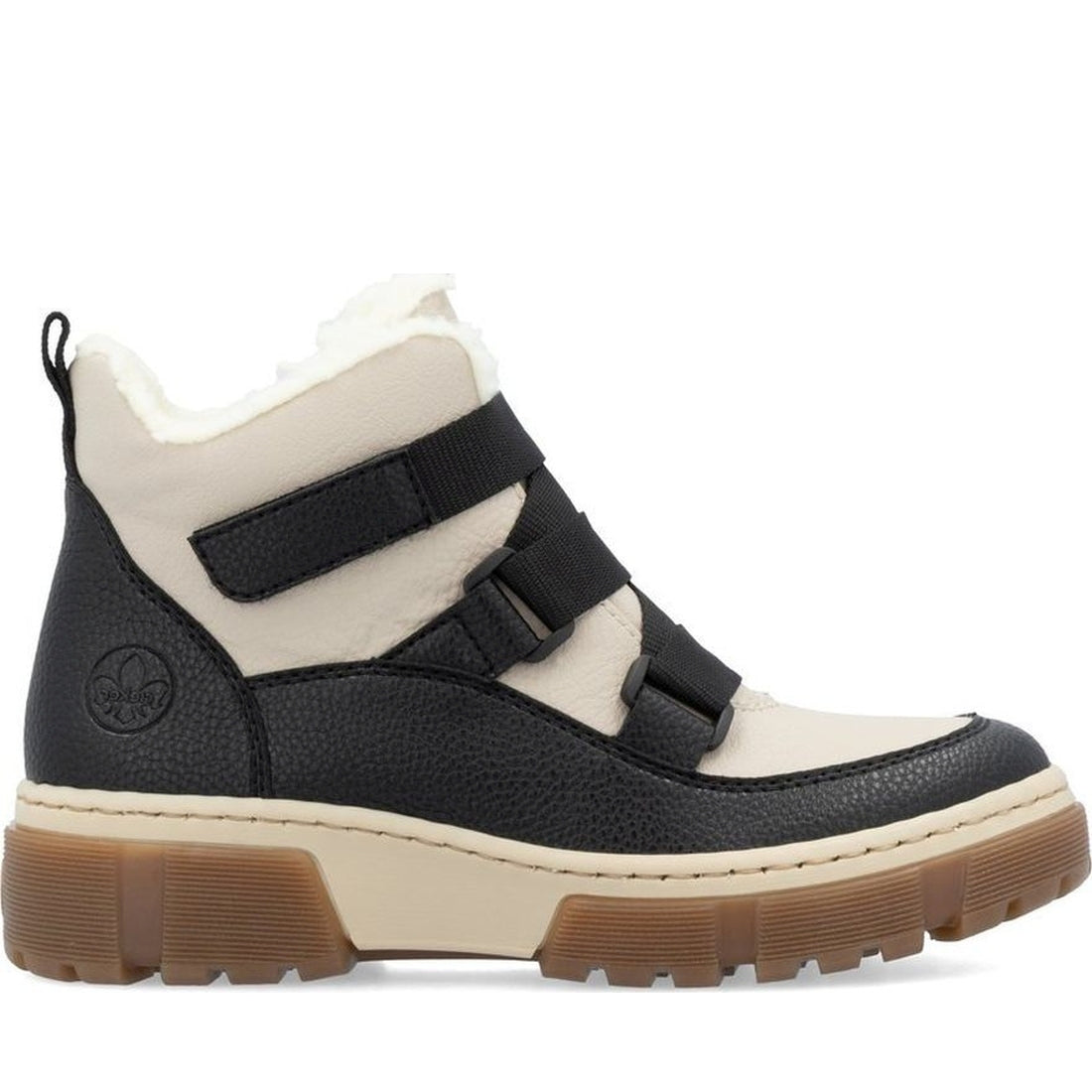 black casual closed ladies mid height boots