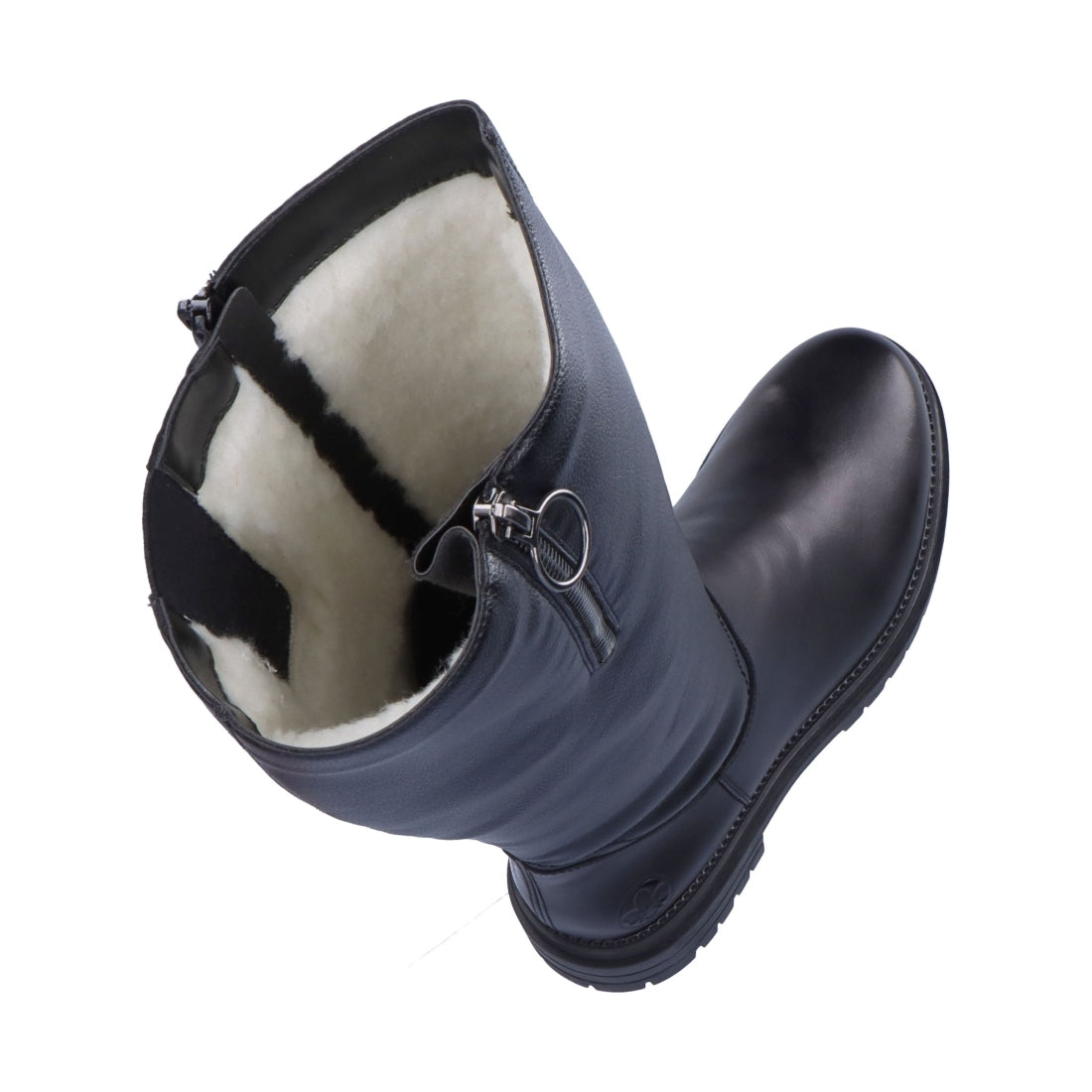 black casual closed ladies' boots