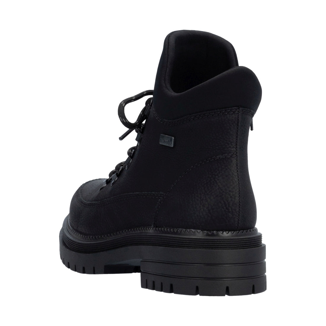 black casual closed ladies mid height boots