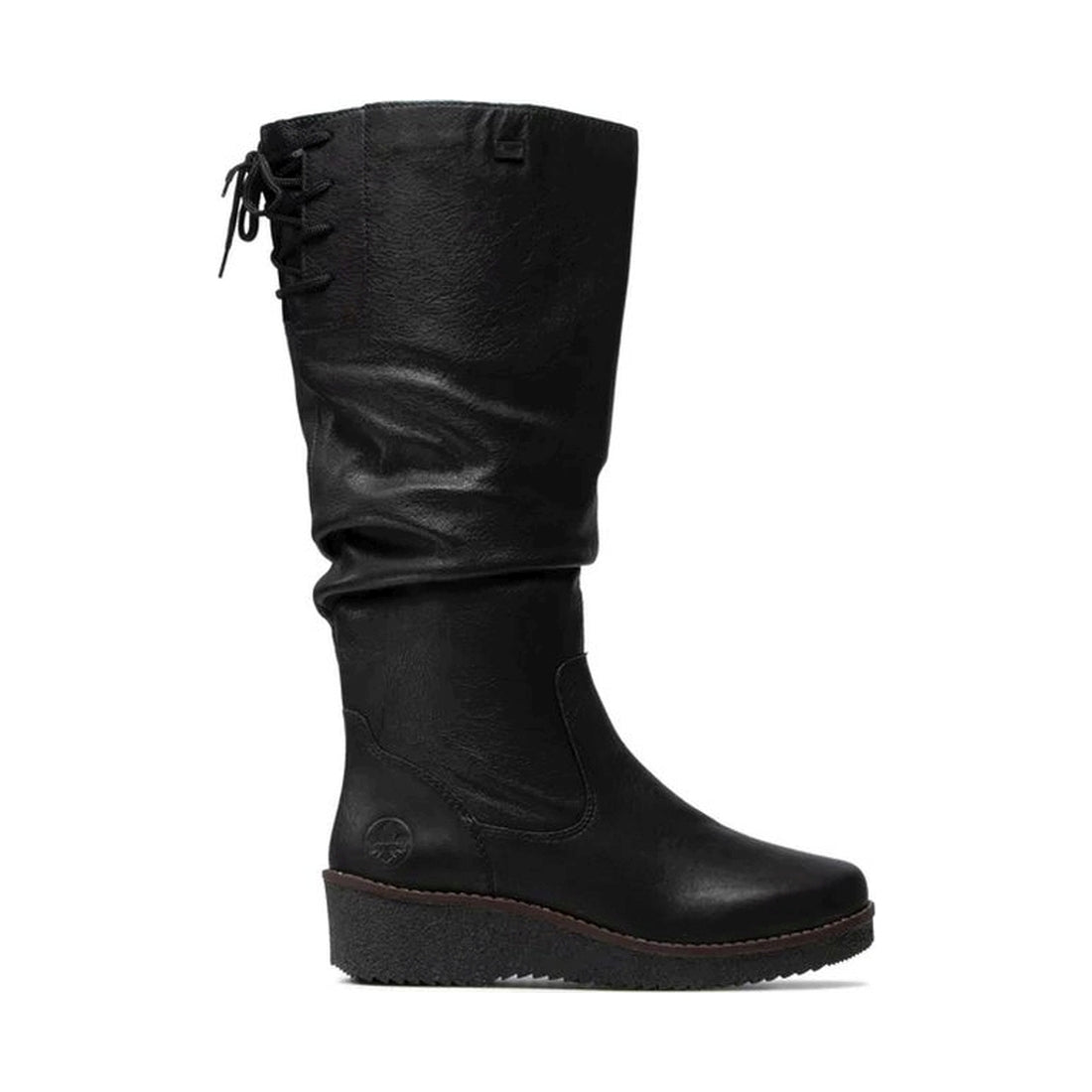 black casual closed ladies' boots