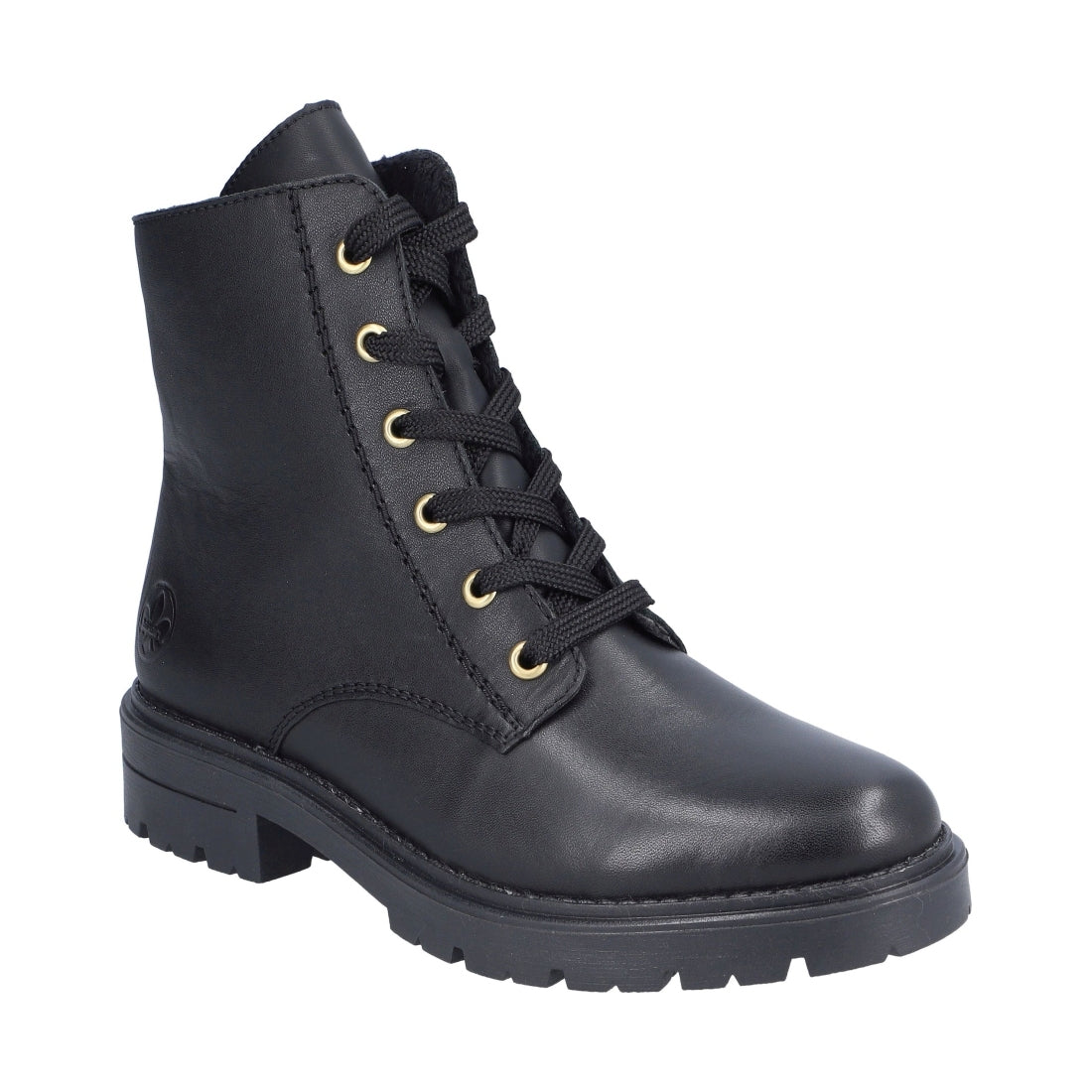 black casual closed ladies mid height boots