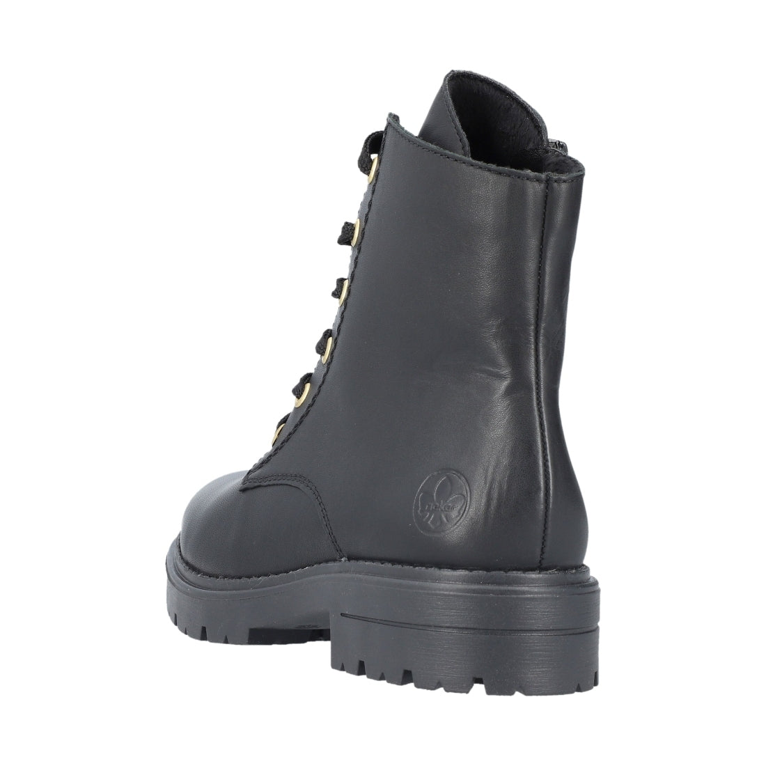 black casual closed ladies mid height boots