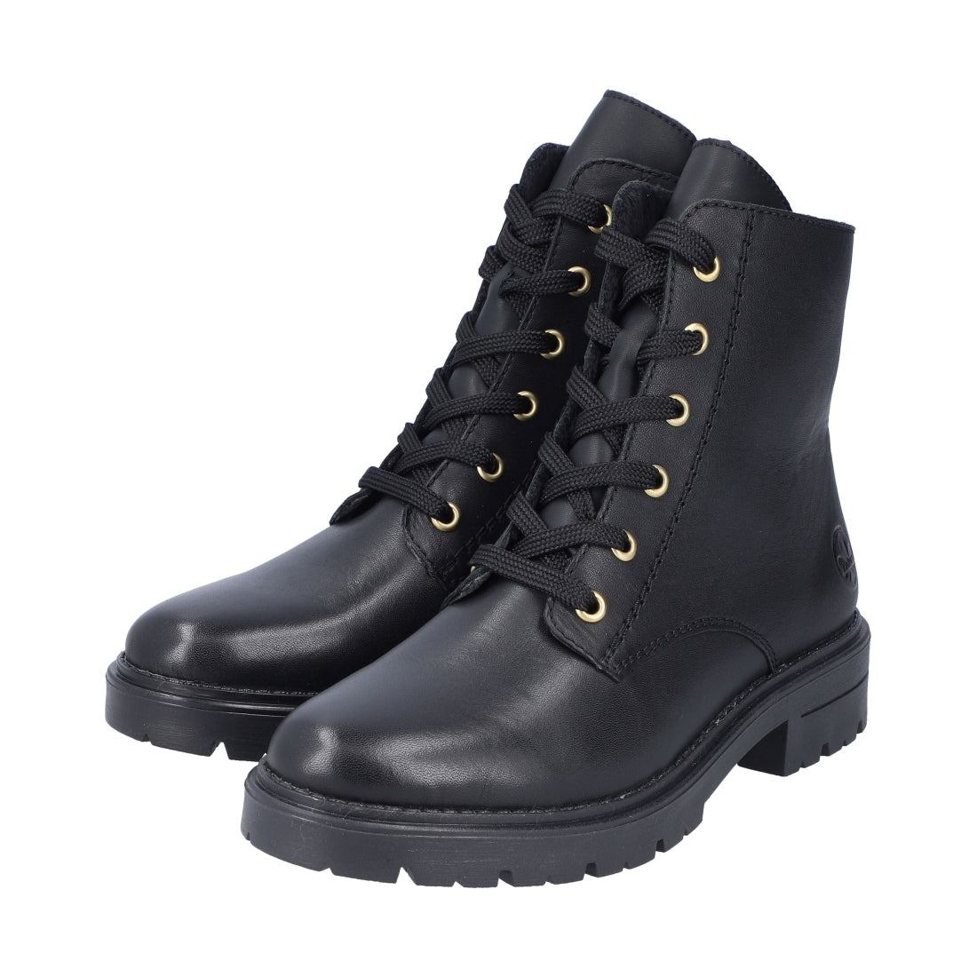 black casual closed ladies mid height boots