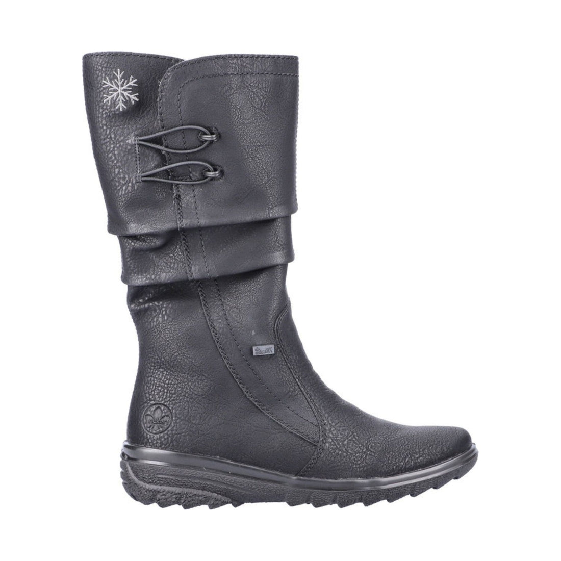 black casual closed ladies' boots