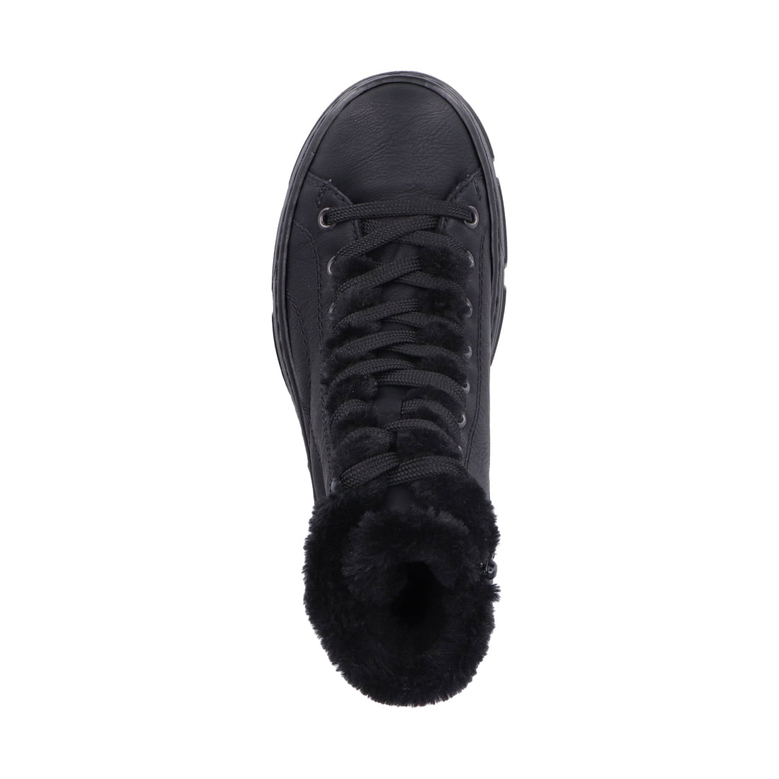 black casual closed ladies mid height boots