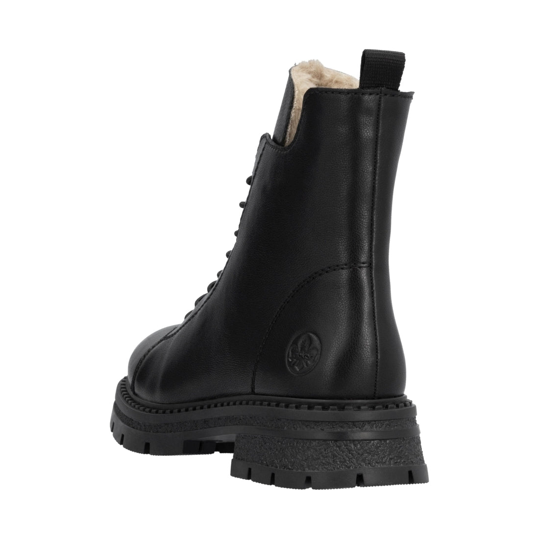 black casual closed ladies mid height boots