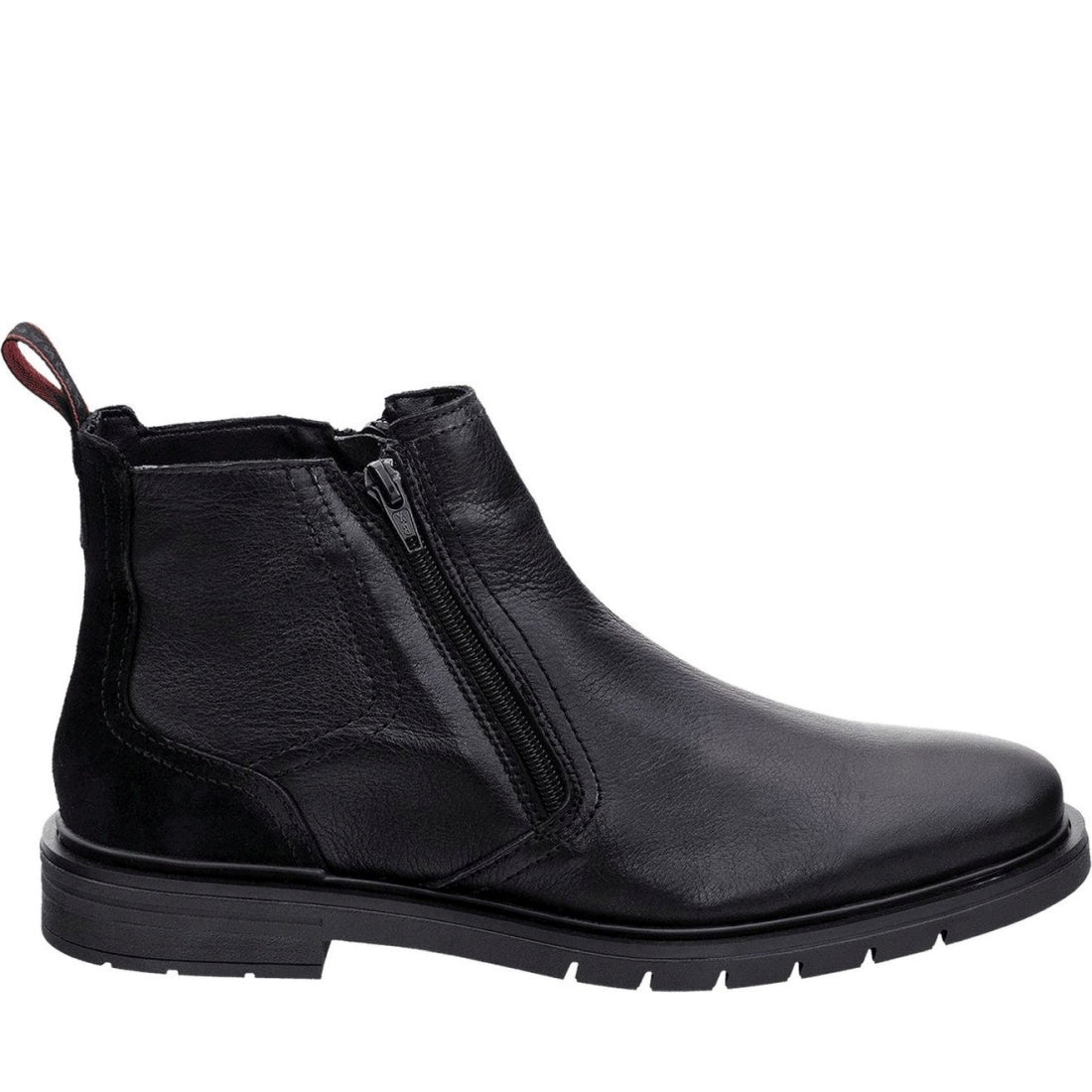 schwarz casual closed booties