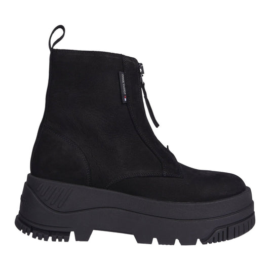 zip up flatform boot