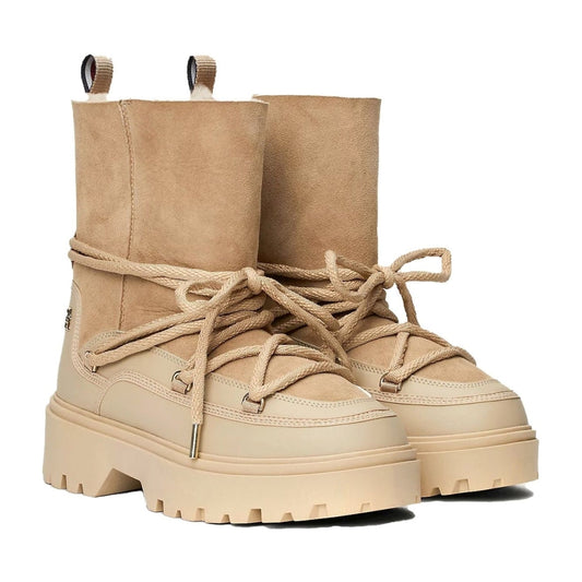 real shearling snowboot