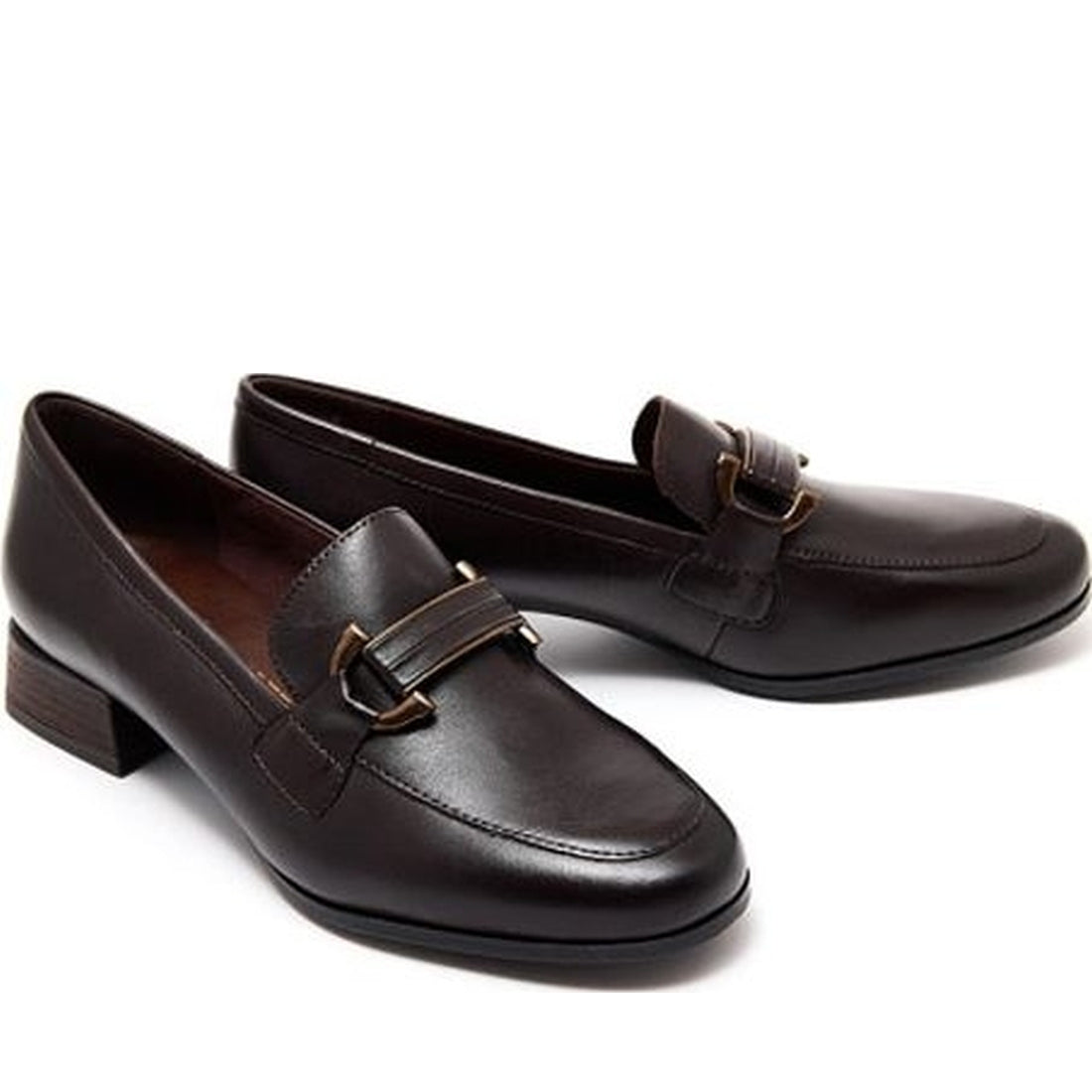 mocca elegant closed loafers