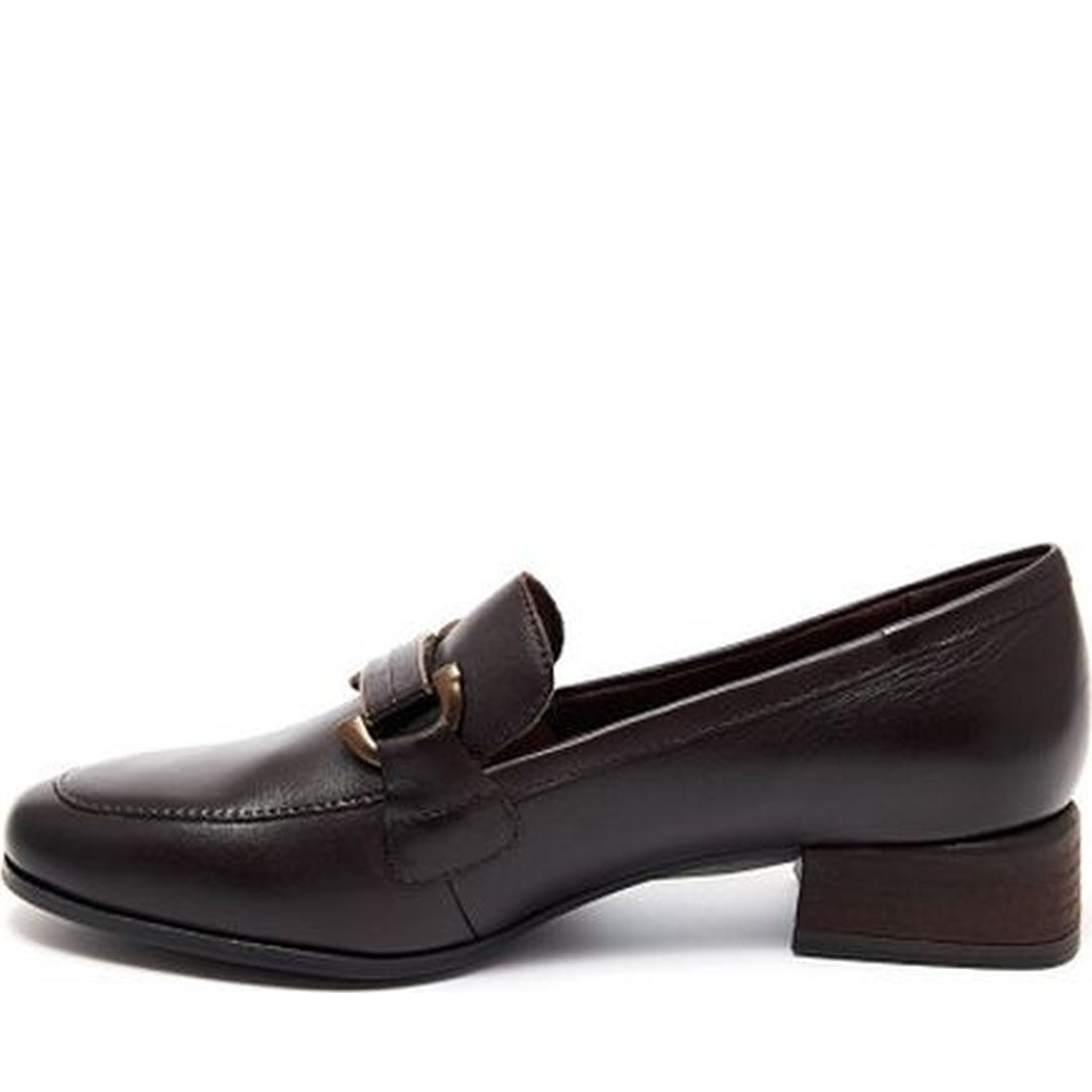 mocca elegant closed loafers