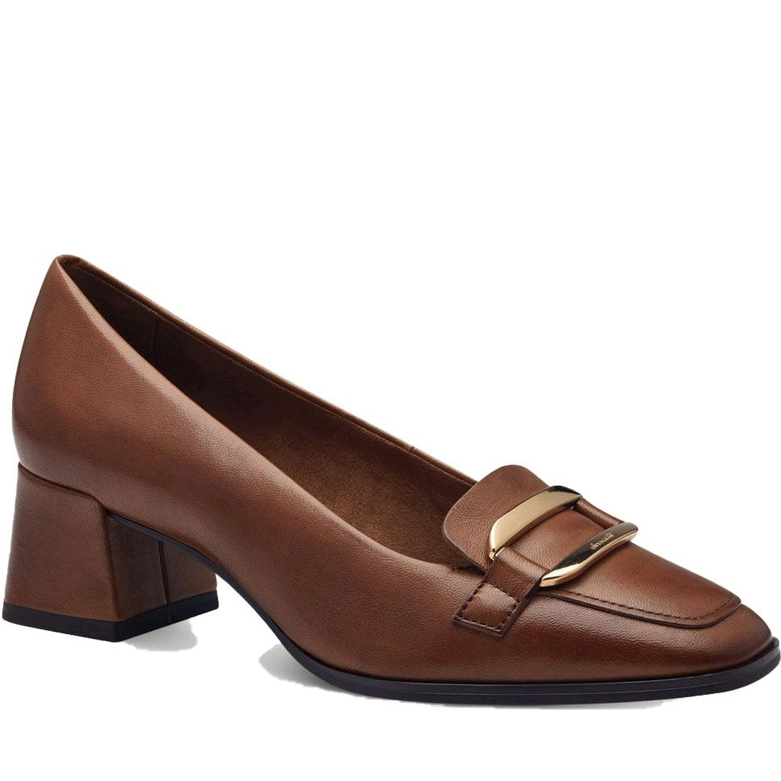 cognac elegant closed pumps