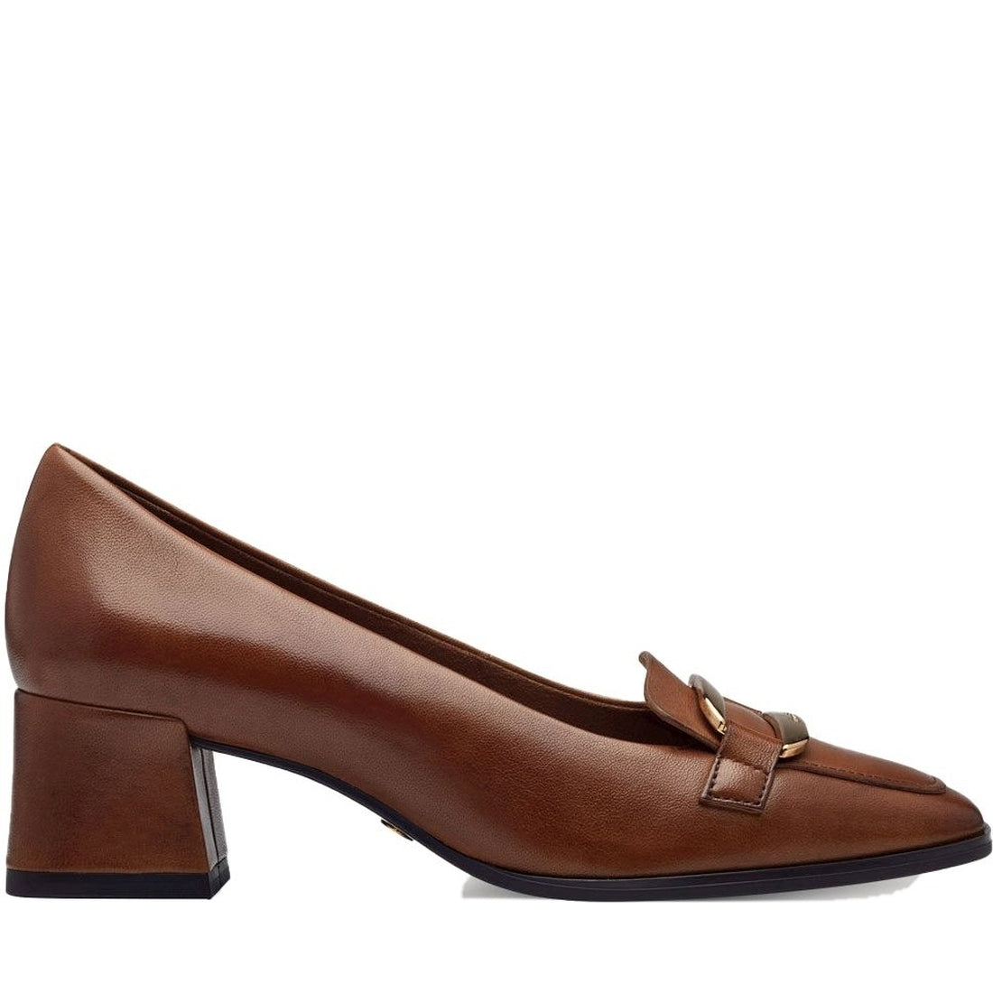 cognac elegant closed pumps