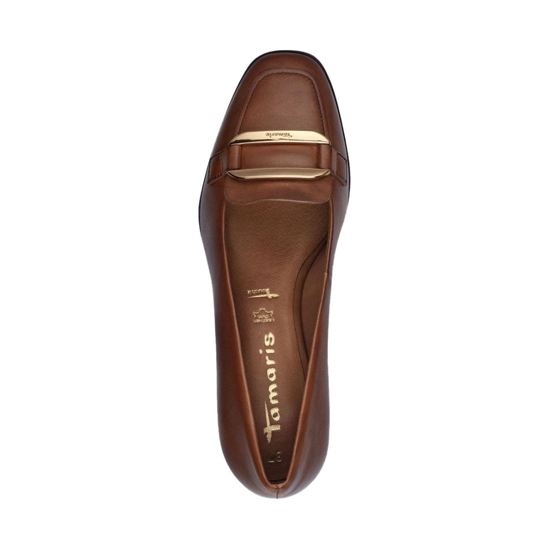 cognac elegant closed pumps