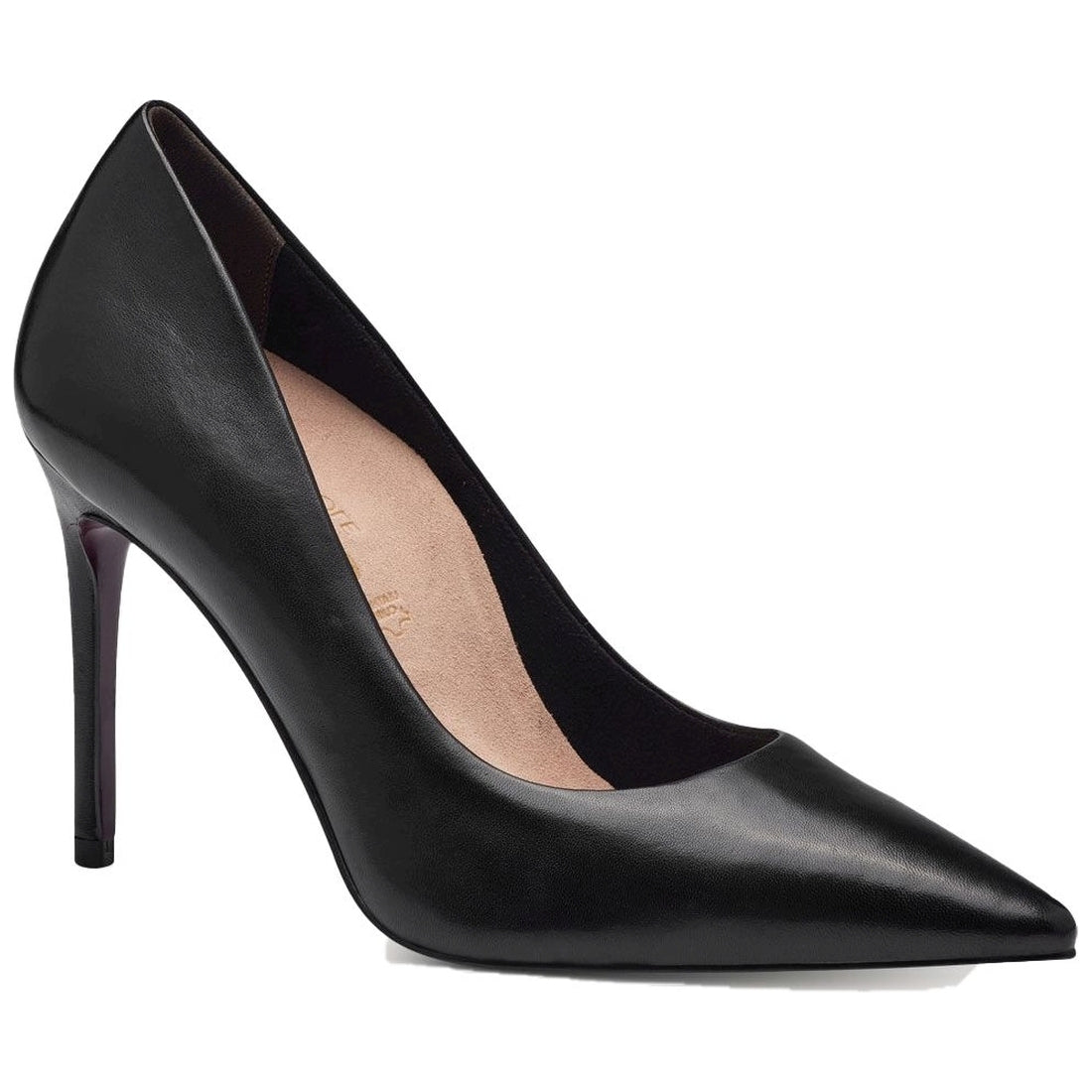 black elegant closed pumps