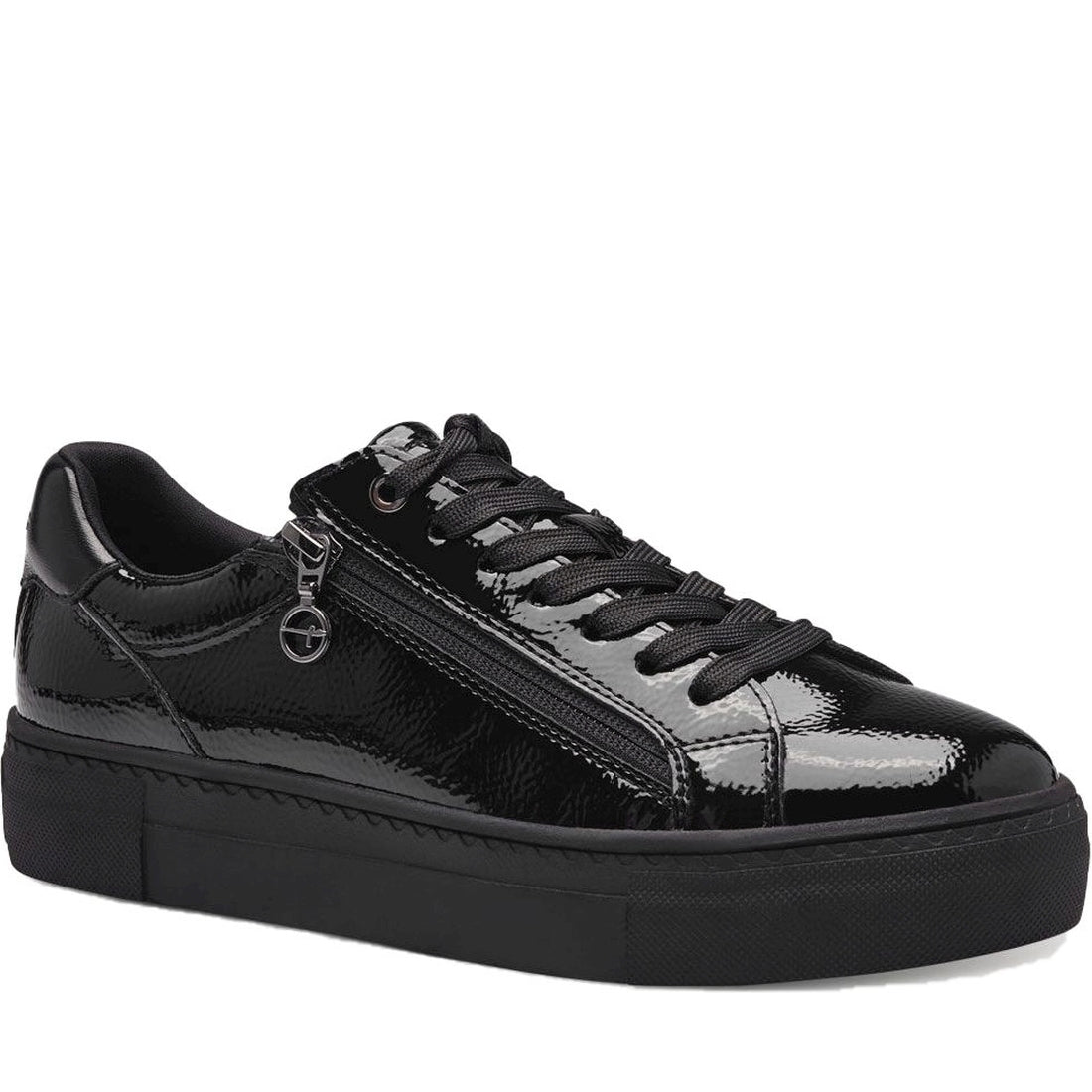 sneaker low black patent